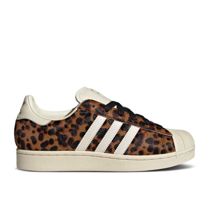 アディダス Adidas 【 Wmns Superstar \u0027Leopard Print\u0027 Women Supplier Colour/Cream White/Gold Metallic 】 Superstar はやりっ子 レディース 皮膚軟化剤 白いこと 白いこと ゴールド