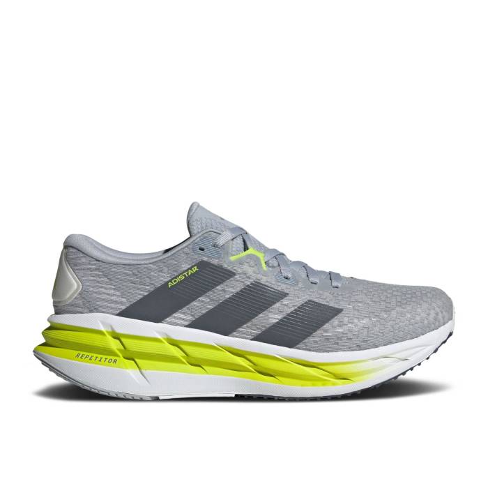 アディダス Adidas 【 Adistar 4 \u0027Halo Silver Solar Slime\u0027 Men Halo Silver/Onix/Solar Slime 】 Silver しろがね色・しろがね色 メンズ Silver しろがね色・しろがね色