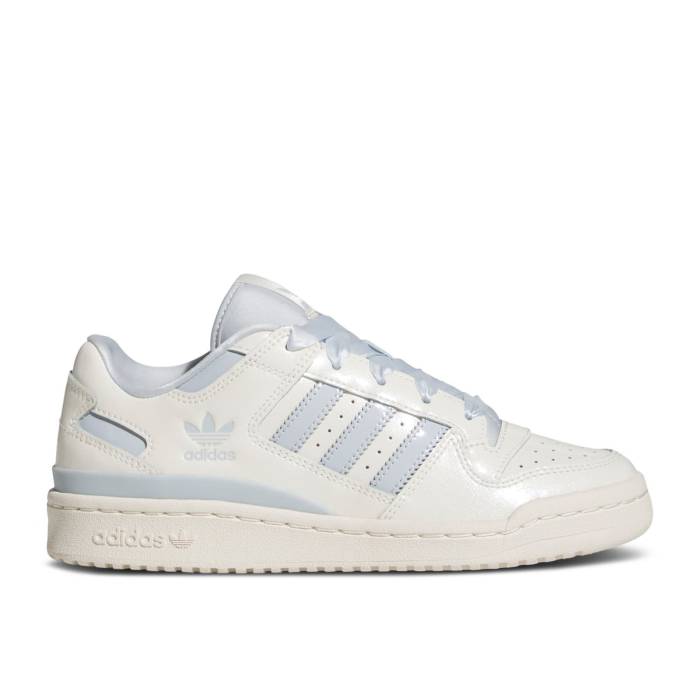 アディダス Adidas 【 Wmns Forum Low 塩素 \u0027Off White Halo Blue Patent\u0027 Women Off White/Halo Blue/Off White 】 討論会 白いこと 白いこと 青み 青色 レディース 白いこと 白いこと 青み 青色