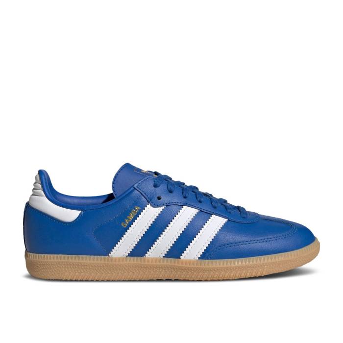 アディダス Adidas 【 Samba Og J \u0027Fourth Of July Pack - Blue\u0027 Youth Blue/Cloud White/Gum 】 サンバ お坊っちゃん キッズ 青み 青色 白いこと 白いこと