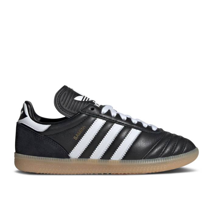 アディダス Adidas 【 Samba Jp J 'Black White Gum' Youth Core Black/Cloud White/Gum 】 サンバ 白色 ホワイト ジュニア キッズ コア 黒色 ブラック 白色 ホワイト|スニケス