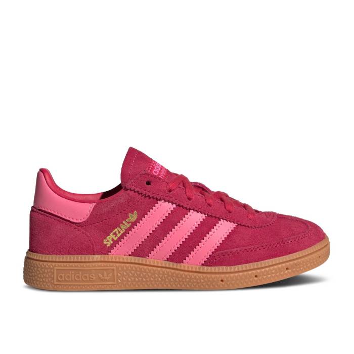 アディダス Adidas 【 Handball Spezial C \u0027Ruby Red Lucid Pink\u0027 Youth Ruby Red/Lucid Pink/Gum 】 ハンドボール スペシアル Red 赤・赤いこと お坊っちゃん キッズ Red 赤・赤いこと pink サクラ色