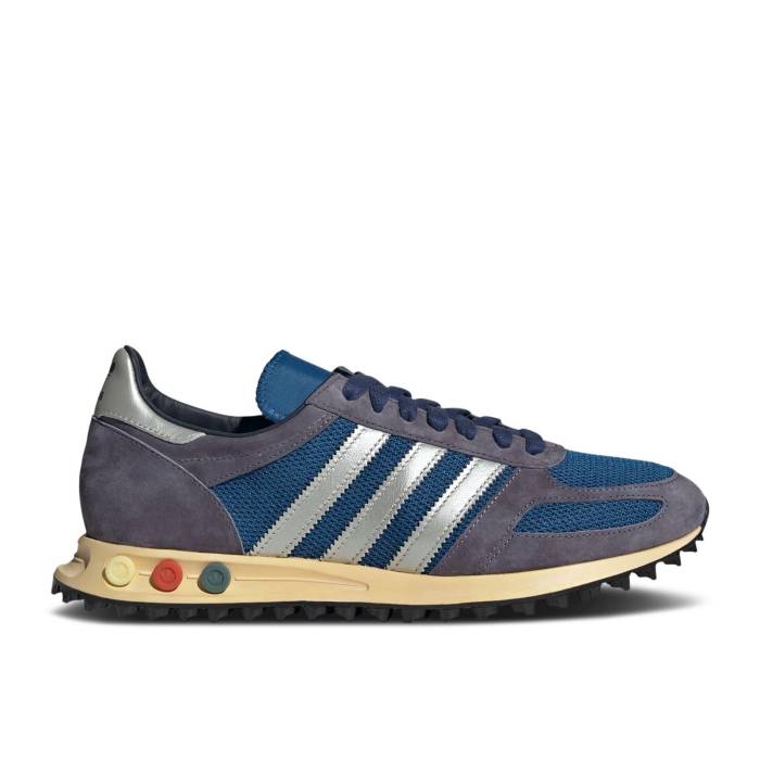 アディダス Adidas 【 La Trainer Og Made In Usa \u0027Preloved Violet Dark Marine\u0027 Men Preloved Violet/Silver Metallic/Dark Marine 】 天使の都市 調教師 紫・相撲取り草 メンズ 紫・相撲取り草 Silver しろがね色・シルバ