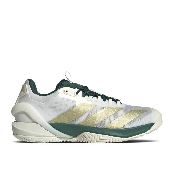 アディダス Adidas 【 Adizero Cybersonic 2 \u0027White Gold Green\u0027 Men White/Gold Metallic/Collegiate Green 】 アディゼロ ゴールド メンズ 白いこと 白いこと ゴールド green 緑・緑であること