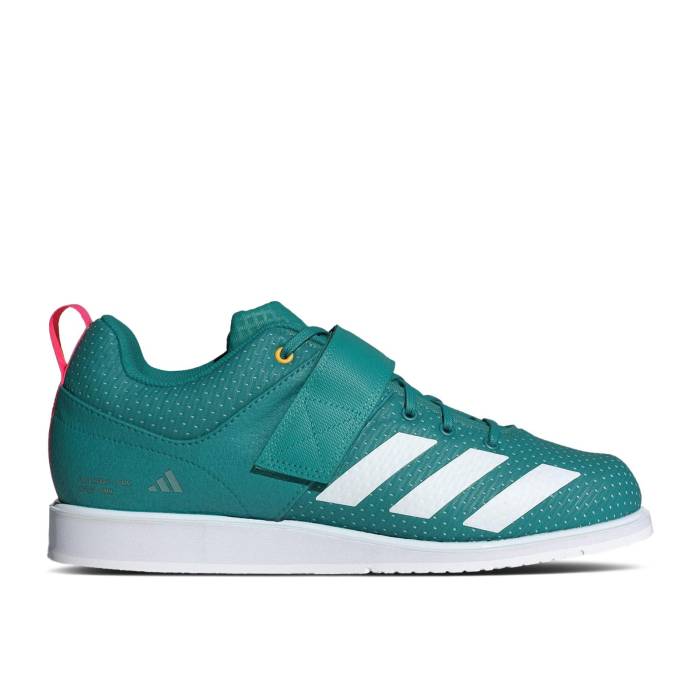 アディダス Adidas 【 Powerlift 5 \u0027Teal Pink\u0027 Men Pure Teal/Cloud White/Powder Teal 】 力強さ嵌まる メンズ 純一無雑 白いこと 白いこと