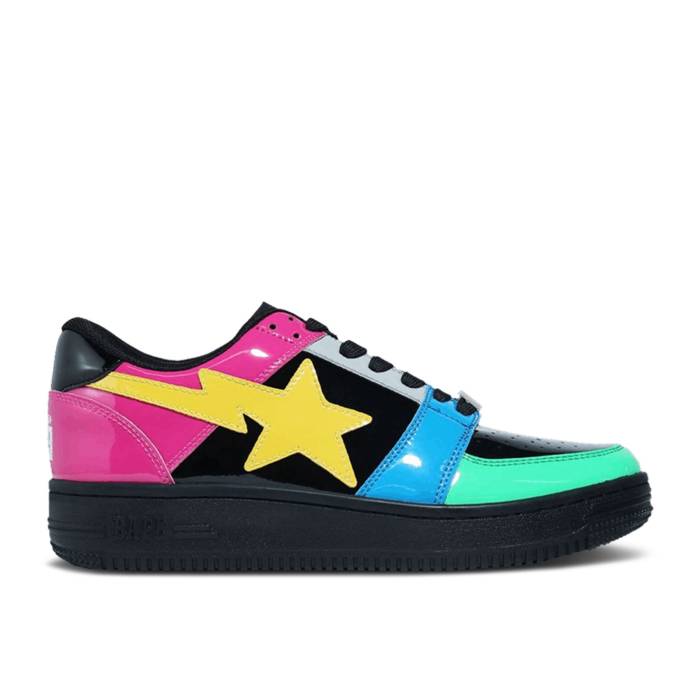 ベイプ Bape 【 Sta Low M2 \u0027Crazy Black\u0027 Men Black/Multi 】 メンズ 黒いこと 黒いこと