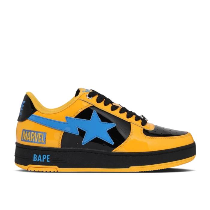 ベイプ Bape 【 Marvel X Sta \u0027The Thing\u0027 Men Yellow/Black/Blue 】 メンズ yellow 黄味がかった・黄色 黒いこと 黒いこと 青み 青色