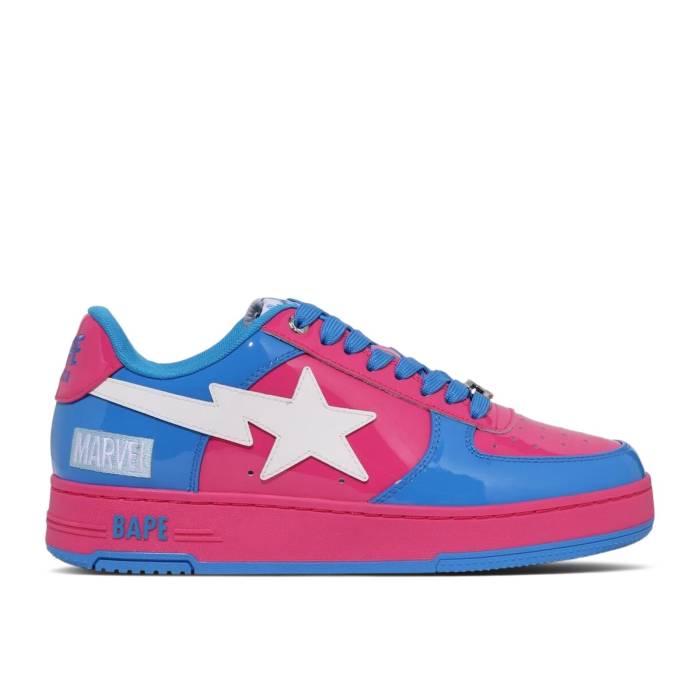ベイプ Bape 【 Marvel X Wmns Sta 'Galactus & Silver Surfer' Women Pink/Blue/White 】 Silver 銀色・シルバー レディース pink ピンク 青色 ブルー 白色 ホワイト