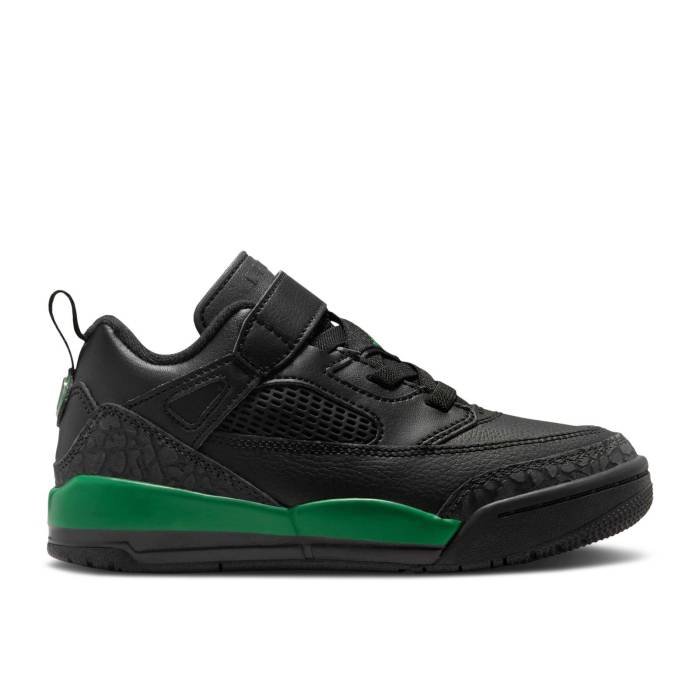 ナイキ エアジョーダン Air Jordan 【 Jordan Spizike Low Ps \u0027Black Pine Green\u0027 Youth Black/Anthracite/Pine Green 】 御坊っちゃん キッズ 黒いこと 黒いこと green 緑・緑であること キッズ・ベビー・マタニティ-キッズファッション-靴