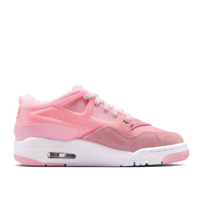 ナイキ エアジョーダン Air Jordan 【 Jordan 4 Rm ガウス \u0027Medium Soft Pink White\u0027 Youth Medium Soft Pink/White/Pearl Pink 】 pink さくら色 お坊っちゃん キッズ pink さくら色 白いこと 白いこと パール