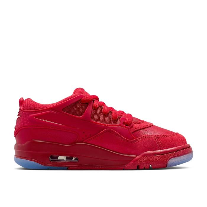 ナイキ エアジョーダン Air Jordan 【 Jordan 4 Rm ガウス \u0027Varsity Red\u0027 Youth Varsity Red/Blue Tint/Black/White 】 お坊っちゃん キッズ Red 赤・赤いこと 青碧 青碧 黒いこと 黒いこと 白いこと 白いこと