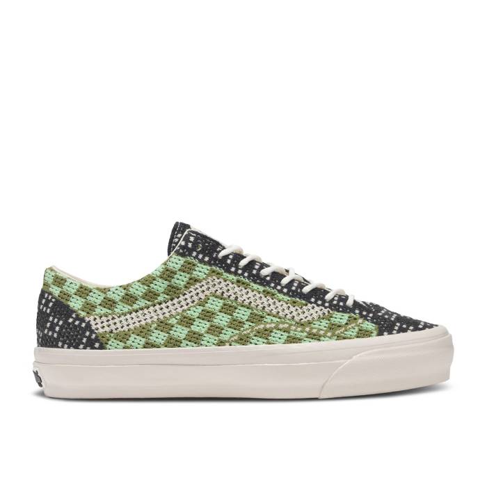 ヴァンズ Vans 【 Old Skool 36 Engineered Knit \u0027Tap Shoe Green\u0027 Men Tap Shoe Green 】 編み物 メンズ green 緑・緑であること