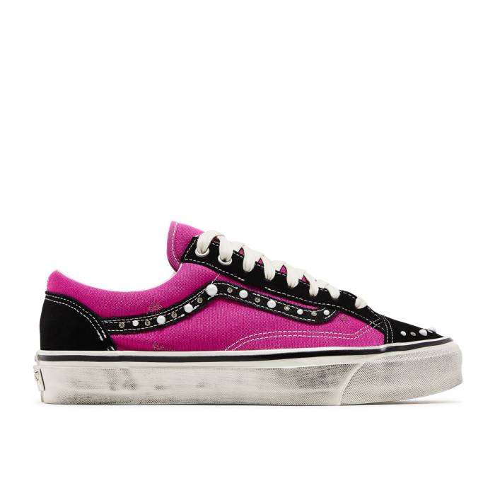 ヴァンズ Vans 【 Old Skool 36 Lx \u0027Pearlized Pack - Fuchsia Red\u0027 Men Fuchsia Red 】 メンズ Red 赤・赤いこと