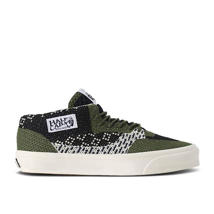 ヴァンズ Vans 【 Half Cab 33 Engineered Knit \u0027Pine Forest Green\u0027 Men Pine Forest Green 】 二分の一 編み物 フォレスト メンズ フォレスト green 緑・緑であること