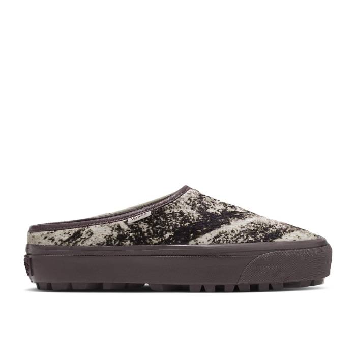 ヴァンズ Vans 【 Premium Mule Style 17 \u0027Pony Hair Brown\u0027 Men Brown 】 Premium 割り増し金 メンズ 赤銅色 赤銅色