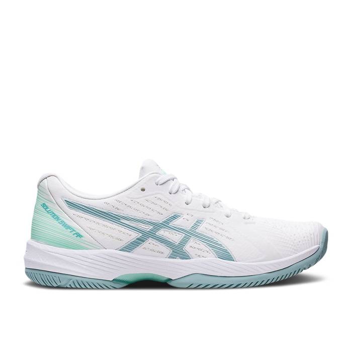 アシックス Asics 【 Wmns Solution Swift Ff \u0027White Smoke Blue\u0027 Women White/Smoke Blue 】 Swift レディース 白いこと 白いこと 青み 青色