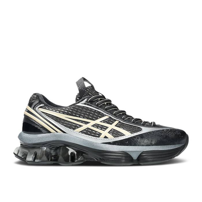 アシックス Asics 【 Kiko Kostadinov X Us6-S Gel Kinetic Fluent \u0027Black Vanilla\u0027 Men Black/Vanilla 】 メンズ 黒いこと 黒いこと