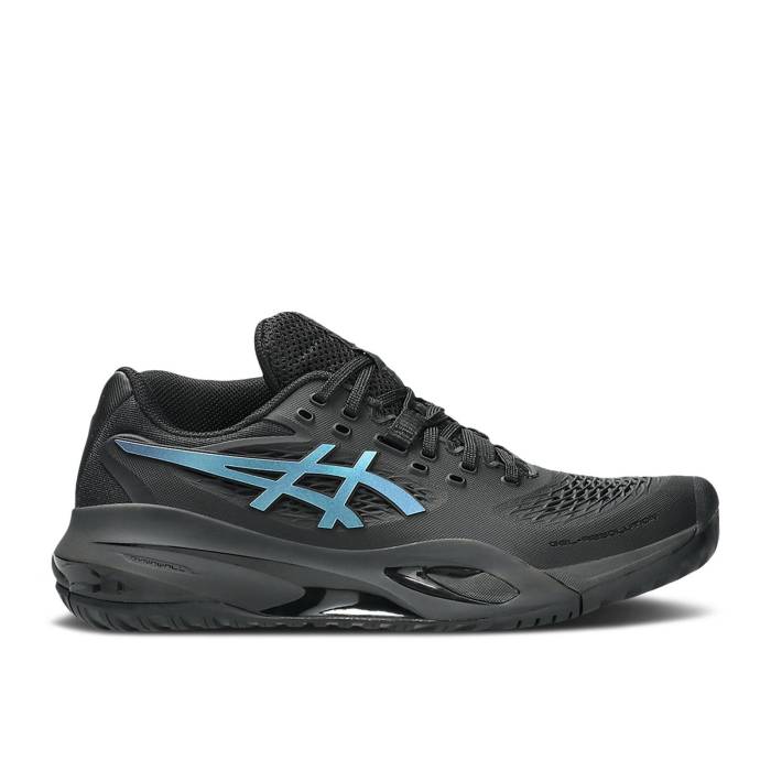 アシックス Asics 【 Wmns Gel Resolution X \u0027Night Energy Pack\u0027 Women Black/Prism Blue 】 活動力 レディース 黒いこと 黒いこと 青み 青色