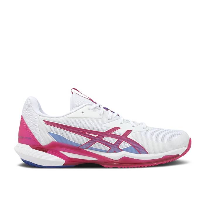 アシックス Asics 【 Wmns Solution Speed Ff 3 \u0027White Bright Rose\u0027 Women White/Bright Rose 】 Speed す早さ レディース 白いこと 白いこと Rose サクラ色