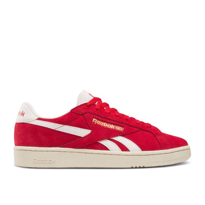 リーボック Reebok 【 Club C Grounds Uk 'Vector Red' Men Vector Red/Paper White/Chalk 】 クラブ メンズ Red 赤・レッド 白色 ホワイト