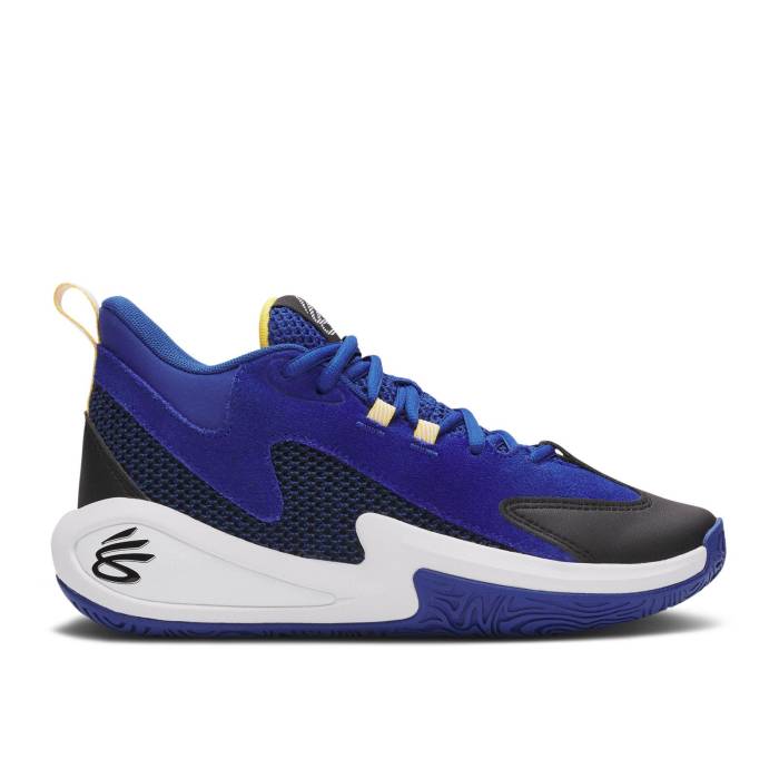 アンダーアーマー Under Armour 【 Curry 3Zer0 25 Sde Gs 'Royal White Black' Youth Royal/White/Black 】 カリー 白色 ホワイト ジュニア キッズ 白色 ホワイト 黒色 ブラック｜スニケス 43,680円