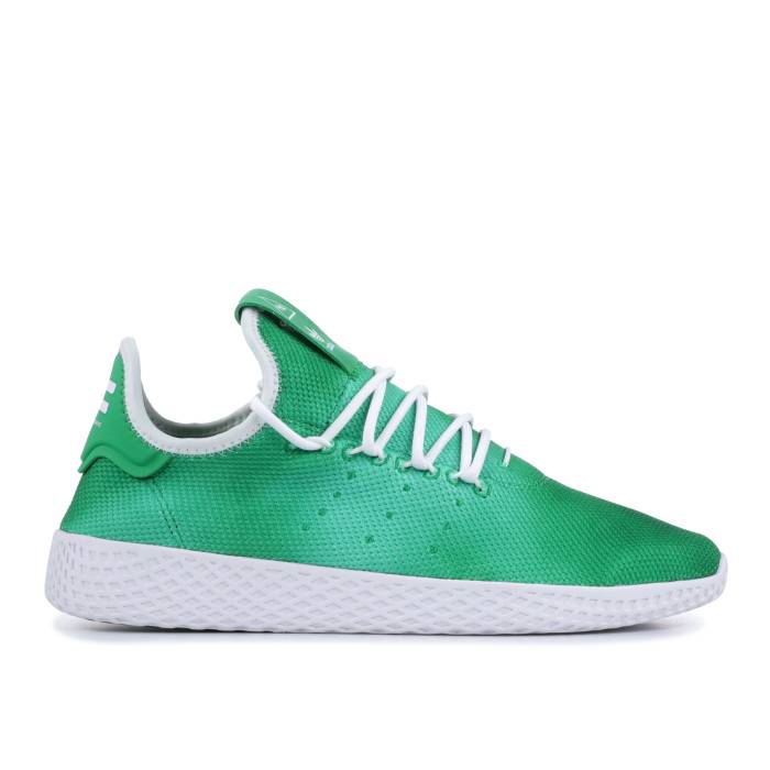 アディダス Adidas 【 Pharrell X Tennis Hu Holi 'Bright Green' Men Bright Green/Footwear White/Footwear White 】 テニス メンズ green 緑・グリーン 白色 ホワイト