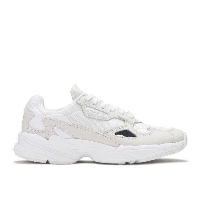 アディダス Adidas 【 Wmns Falcon \u0027Triple White\u0027 Women Cloud White/Cloud White/Crystal White 】 レディース 白いこと 白いこと