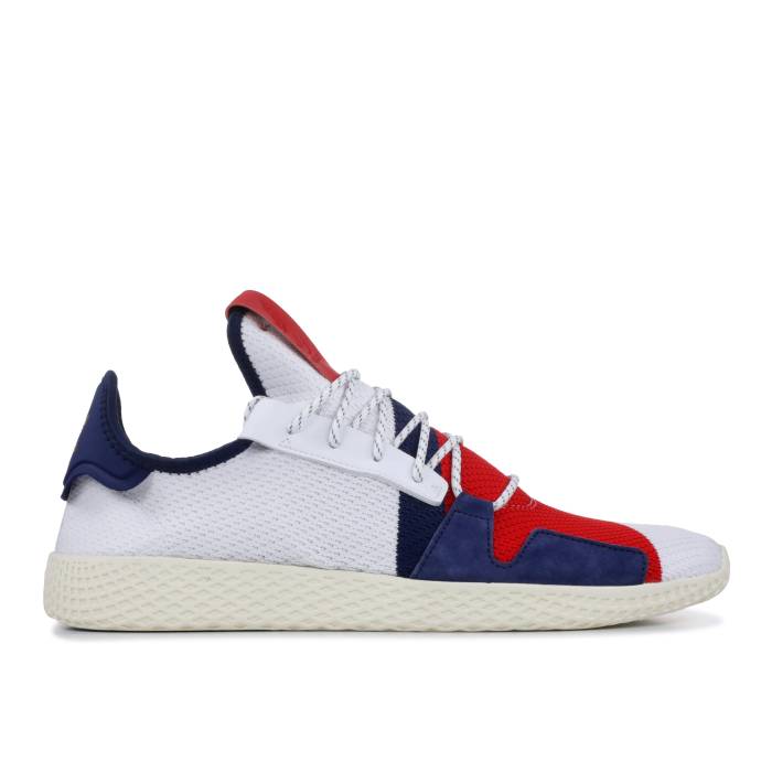 アディダス Adidas 【 Pharrell X Billionaire Boys Club X Tennis Hu V2 carlet Men Footwear White/Scarlet 】 クラブ テニス メンズ 白色 ホワイト