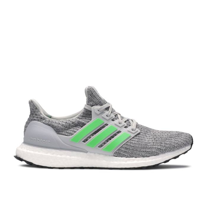 アディダス Adidas 【 Ultraboost 4.0 'Grey Lime' Men Grey Two/Shock Lime/Grey Four 】 メンズ 灰色 グレー ショック ライム