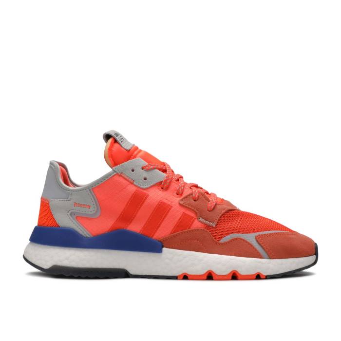 アディダス Adidas 【 Nite Jogger 'Solar Orange' Men Solar Orange/Actora/Grey Two 】 ジョガーパンツ メンズ orange 橙・オレンジ 灰色 グレー｜スニケス