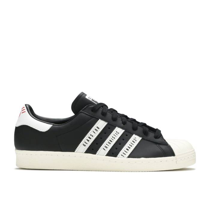 アディダス Adidas 【 Human Made X Superstar 'Gears For Futuristic Teenagers - Black' Men Core Black/Cloud White/Off White 】 Superstar スーパースター メンズ コア 黒色 ブラック 白色 ホワイト