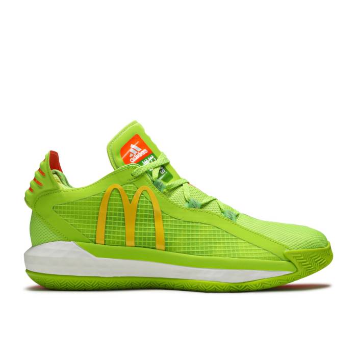 アディダス Adidas 【 Mcdonald\u0027s X Dame 6 \u0027Dame Sauce\u0027 Men Semi Solar Slime/Solar Orange/Team Rave Green 】 メンズ orange 橙・オレンジ色 Team 野球クラブ green 緑・緑であること