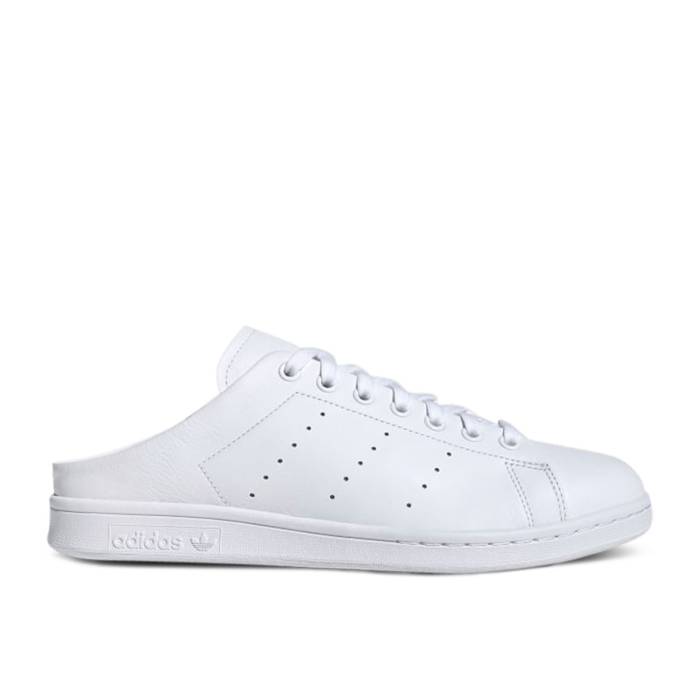 アディダス Adidas 【 Stan Smith Slip-On Backless Mule \u0027Cloud White\u0027 Men Cloud White/Cloud White/Cloud White 】 slip-on スリッポン メンズ 白いこと 白いこと