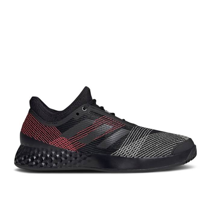 アディダス Adidas 【 Adizero Ubersonic 3 Hc 'Black Signal' Men Core Black/Core Black/Signal Pink 】 アディゼロ メンズ コア 黒色 ブラック pink ピンク｜スニケス