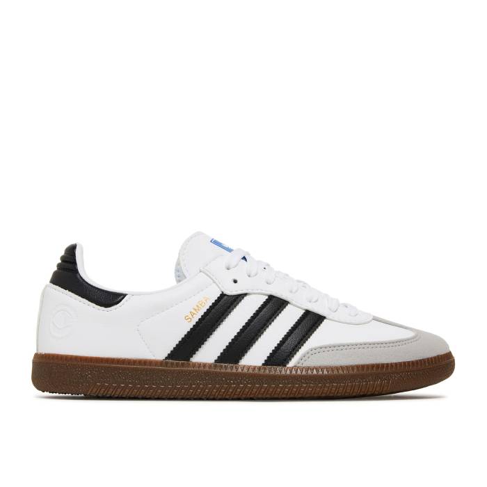 アディダス Adidas 【 Samba \u0027Vegan\u0027 Men Cloud White/Core Black/Gum 】 サンバ メンズ 白いこと 白いこと 中核グループ 黒いこと 黒いこと