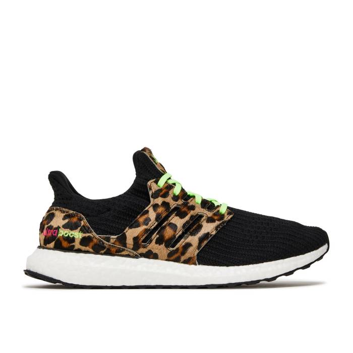 アディダス Adidas 【 Ultraboost Dna \u0027Animal Pack - Leopard\u0027 Men Core Black/Signal Green/Core Black 】 メンズ 中核グループ 黒いこと 黒いこと green 緑・緑であること