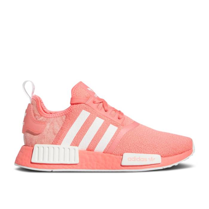 アディダス Adidas 【 Wmns Nmd_R1 \u0027Semi Flash Red\u0027 Women Semi Flash Red/Cloud White/Cloud White 】 レディース Red 赤・赤いこと 白いこと 白いこと
