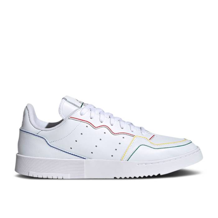 アディダス Adidas 【 Supercourt \u0027Cloud White\u0027 Men Cloud White/Cloud White/Blue 】 メンズ 白いこと 白いこと 青み 青色