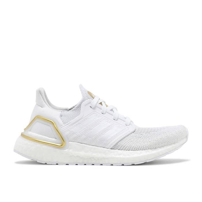 アディダス Adidas 【 Wmns Ultraboost 20 'White Gold Metallic' Women Cloud White/Cloud White/Gold Metallic 】 ゴールド レディース 白色 ホワイト ゴールド｜スニケス