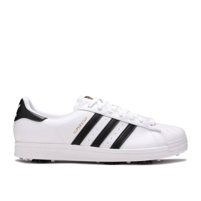 アディダス Adidas 【 Superstar Golf \'White Core Black\' Men Cloud White/Core Black/Gold Metallic 】 Superstar スーパースター golf ゴルフ コア メンズ 白色 ホワイト コア 黒色 ブラック ゴールド|スニケス