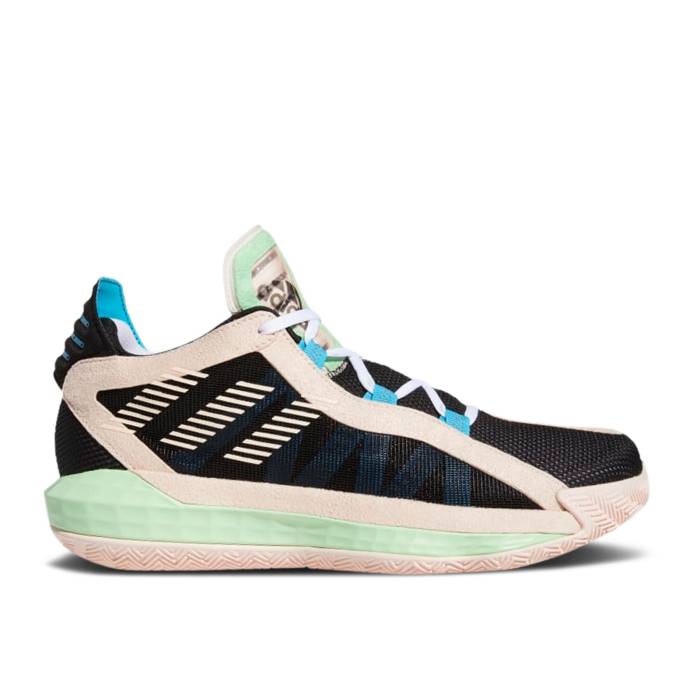 アディダス Adidas 【 Dame 6 Black Pink Tint Men Core Black/Cloud White/Glory Mint 】 pink ピンク メンズ コア 黒色 ブラック 白色 ホワイト