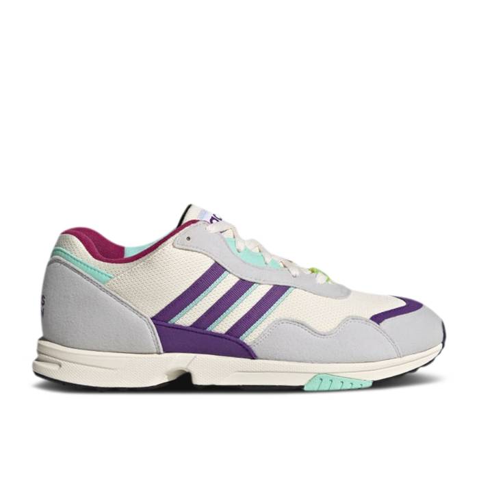 アディダス Adidas 【 Hrmn Spzl \u0027White Purple Mint\u0027 Men Chalk White/Off White/Clear Mint 】 Purple 紫・パープル メンズ 白いこと 白いこと
