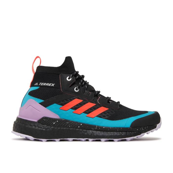 アディダス Adidas 【 Wmns Terrex Free Hiker \u0027Black Purple Tint\u0027 Women Core Black/Signal Pink/Purple Tint 】 無償性 Purple 紫・パープル レディース 中核グループ 黒いこと 黒いこと pink サクラ色 Purple 紫・パープル