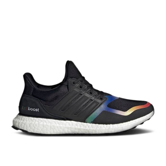 アディダス Adidas 【 Wmns Ultraboost Dna \u0027Rainbow Iridescent\u0027 Women Core Black/Core Black/Red 】 レディース 中核グループ 黒いこと 黒いこと Red 赤・赤いこと