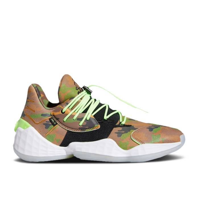 アディダス Adidas 【 Daniel Patrick X Harden Vol. 4 \u0027Camo Print\u0027 Men Signal Green/Core Black/Core White 】 ハーデン メンズ green 緑・緑であること 中核グループ 黒いこと 黒いこと 白いこと 白いこと