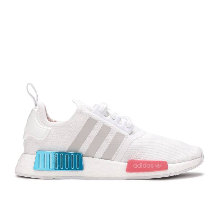 アディダス Adidas 【 Wmns Nmd_R1 \u0027White Grey Blue Rose\u0027 Women Cloud White/Grey/Hazy Rose 】 薄墨色 薄墨色 青味 青み レディース 白いこと 白いこと 薄墨色 薄墨色 Rose サクラ色