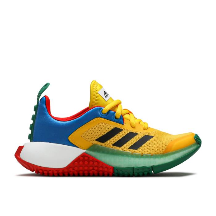 アディダス Adidas 【 Lego X Sport J \u0027Equipment Yellow\u0027 Youth Equipment Yellow/Core Black/Red 】 御坊っちゃん キッズ yellow 黄味がかった・黄み 中核グループ 黒いこと 黒いこと Red 赤・赤いこと スニーカー-キッズファッション-靴