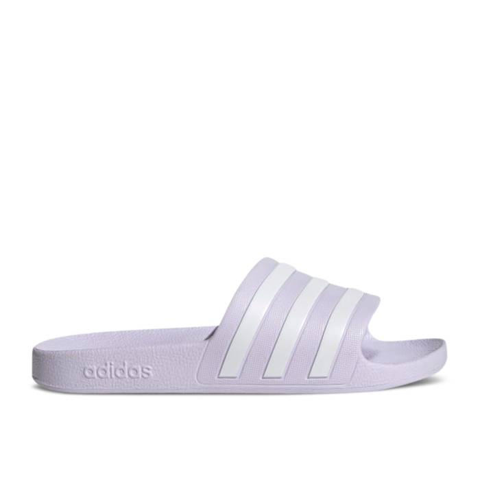 アディダス Adidas 【 Wmns Adilette Aqua Slide \u0027Purple Tint\u0027 Women Purple Tint/Cloud White/Purple Tint 】 アディレッタ アクア Slide サンダル レディース Purple 紫・パープル 白いこと 白いこと