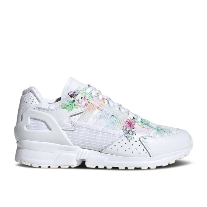 アディダス Adidas 【 Meissen X Zx 10000 \u0027A-Zx Series - Floral Porcelain\u0027 Men Cloud White/Cloud White/Off White 】 つづき物 メンズ 白いこと 白いこと