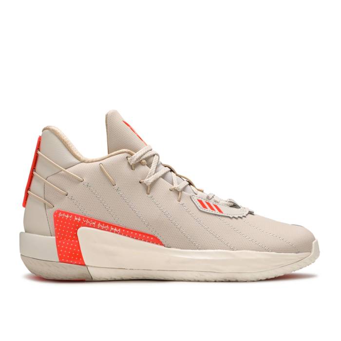 アディダス Adidas 【 Dame 7 Bliss Men Bliss/Solar Red/Cream White 】 メンズ Red 赤・レッド クリーム 白色 ホワイト
